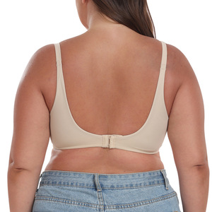 Soutien-gorge Grande Taille D-G Cup avec Armatures, Couleur Unie, Couvrance Totale, Ultra-fin, Sans Coutures, pour Poitrines Généreuses, Effet Amincissant, Vente en Gros - Product Image 2