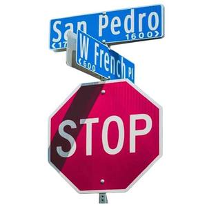 Segnale di avvertimento per la sicurezza stradale bordo limite di velocità rallentare i segnali di controllo del traffico Mobile in alluminio segnaletica stradale riflettente in metallo - Product Image 2