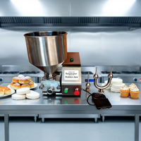 Machine de remplissage liquide commerciale Moxin pour la dépose de crème en pâtisserie, de choux et de petits biscuits