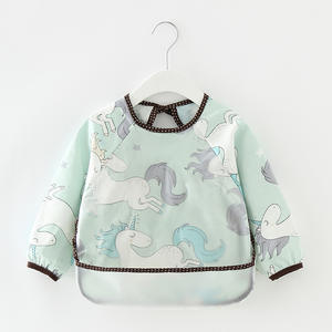 Bavoir à manches longues pour bébé avec poche, tablier pour enfant - Product Image 3