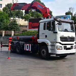 <span class=keywords><strong>Camion</strong></span> <span class=keywords><strong>tracteur</strong></span> Shacman équipé d'une <span class=keywords><strong>grue</strong></span> pliante à articulation de 20 tonnes à vendre - Product Image 3