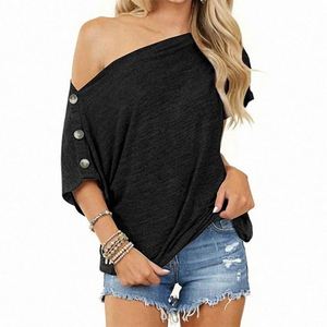 Design Ladies Black Off-Shoulder T-<b>Shirt</b> Casual Knitted Sleeveless for Women Breathable Design - Product Image 5