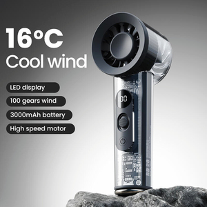 IMYCOO Low Moq KC Battery Power Portable USB Mini Handheld Fan Wholesale Price Rechargeable Personal Transparent Pocket Mini Fan