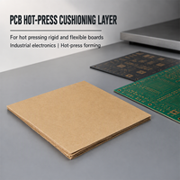 Papier kraft vierge naturel pressé à chaud, haute densité et amortissement uniforme, papier de laminage pour cartes électroniques PCB