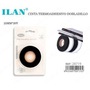 Nastro biadesivo termoadesivo Ilan 25mm x 20y per orli - Product Image 3