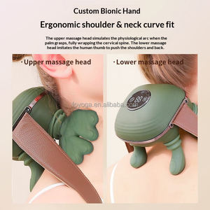 Beliebteste Produkte 2025 Neuer Shiatsu Rücken-, Nacken- und Schultermassagegerät Tiefengewebe-Knetmassage mit Wärmefunktion Trapezius-Nackenmassagegerät - Product Image 2