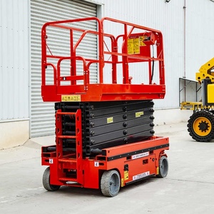 Elevador de tijera hidráulico eléctrico móvil a precio barato de fábrica de 12m, plataforma de andamio telescópica, <span class=keywords><strong>mesa</strong></span> elevadora, compra a granel para reventa - Product Image 2