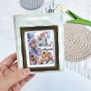 Álbumes Mini de PVC Kawaii Personalizados de 3 Pulgadas, Carpeta para Fotografías Kpop Coreana a la Moda, Álbum de Fotos con Cierre, Sobre para Guardar Fotos, Libro Coleccionable - Product Image 2