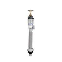 Tuyau de drainage flexible pour lavabo, type rebondissant, tête en cuivre, 80 mm, écologique, personnalisé, vente en gros d'usine, prix bas