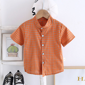Vêtements pour enfants de haute qualité, combinaison pour garçons, ensemble de vêtements blancs, ensembles 2 pièces avec chemise à carreaux - Product Image 3