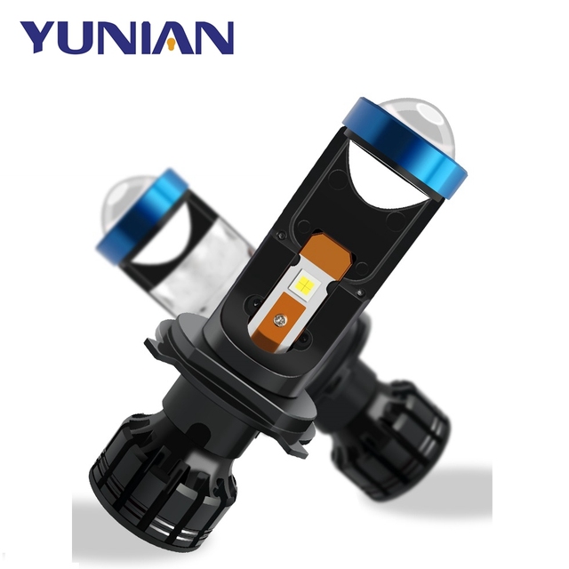 Canbus Lamp H4 H7 LED Super Mini Projector Lens P5 120W Automobiles Bulb 12000LM Conversion Kit Hi/Lo Beam Headlight 12V 24V RHD
