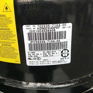 Compresseur frigorifique HYZL H2NG294DPE H2NG244DRE pour équipement de climatisation, de refroidissement et de chauffage - Product Image 1