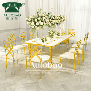 Decoración de fiesta Evento de acero inoxidable Apilable Banquete Boda Evento Silla - Product Image 6