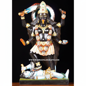 Hermosa estatua de mármol Kali Maa, mármol Kali Mata - Product Image 1