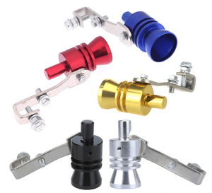 Sifflet de turbine universel en alliage d'aluminium taille <span class=keywords><strong>S</strong></span>, accessoires extérieurs automobiles, simulateur de soupape de décharge pour tuyau d'échappement de voiture - Product Image 2