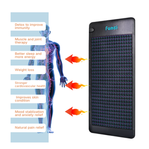 Amethyst <span class=keywords><strong>Biomat</strong></span> Terapia infrarroja calentada PEMF Estera de masaje Fisioterapia para tratamiento corporal - Product Image 1