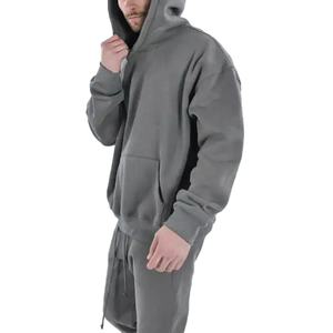 Sudadera con Capucha para Hombre, Gruesa, Estilo Urbano, Negra, Talla Grande, con Logotipo Personalizado - Product Image 6