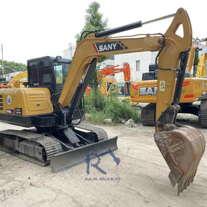 Mini-excavatrice Sany 60 d'occasion de qualité supérieure, 6 tonnes, de type chenillé, avec moteur, boîte de vitesses, pompe, moteur et roulements, à vendre - Product Image 1