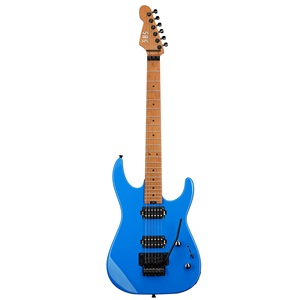 Guitarra Eléctrica OEM SS260 con Cuerpo Sólido de Aliso, Mástil de Arce Flameado Tostado, Trastes de Acero Inoxidable, Trémolo Floyd Rose y Pastillas Alnico II - Product Image 3