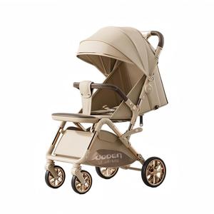 Cochecito <span class=keywords><strong>de</strong></span> Bebé Ligero <span class=keywords><strong>de</strong></span> Aluminio con Ruedas con Amortiguación, Silla <span class=keywords><strong>de</strong></span> Paseo Plegable para Bebés con Bandeja y Portavasos para Viajes - Product Image 4