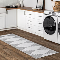 Lower-profile Pile Living Room Rugs Comfort Surface Cushioned Rug Pad for Hallway Kitchen Non Slip Carpet