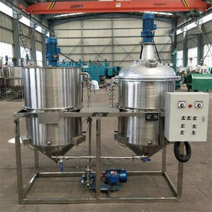 Pequeño 100 kg/h Filtro de aceite comestible Máquina de refinación de aceite comestible purificado Máquina de refinería de almendra de palma pequeña Refinería de aceite comestible - Product Image 5