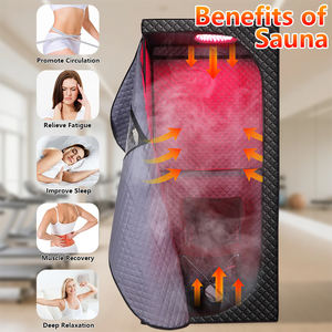 Sauna Interior Tradicional de Gran Tamaño para Tratamiento Corporal Completo Personal, Relajación en Casa, Sauna de Vapor Portátil - Product Image 3