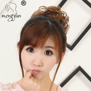 Chignons วิกผมหยิกเจ้าสาววิกผมสังเคราะห์มวย<span class=keywords><strong>ผม</strong></span> Chignons มี4สีให้เลือก - Product Image 2