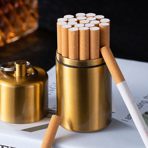 individual cigarette case Cigarettes Case with Lighter: Compact & Portable