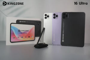 Tablet Android en Oferta, MTK 6755, 10.1 Pulgadas, KINGZONE Tab 16 Ultra, Doble SIM, WiFi, con Teclado, para Negocios - Product Image 1