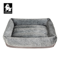 Truelove - Lit pour animaux de compagnie en peluche détachable et écologique, réversible, amovible, grand modèle pour chiens et chats, accessoires pour animaux de compagnie de haute qualité