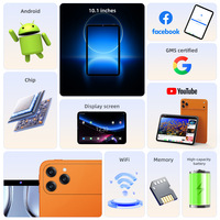 تابلت Npad23 بشريحة 4G، شبكة كاملة، معالج MTK ثماني النواة، ذاكرة وصول عشوائي 3 جيجابايت، شاشة 10.1 بوصة، متجر جوجل، تنزيل التطبيقات، مكالمات فيديو، I17 هيرمس أورانج