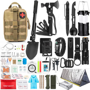 Kit de survie en plein air 5L, équipement d'urgence portable et étanche pour le camping, la randonnée, les aventures, les secours, avec premiers secours et abri - Product Image 1