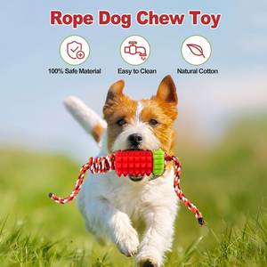 ของเล่นสุนัขรูปสับปะรดแบบใหม่ปี 2026 พร้อมเชือก TPR ปลอดสารพิษ ของเล่นเชือกขนาดใหญ่สำหรับสุนัข ของเล่นเคี้ยวสำหรับสุนัข - Product Image 4