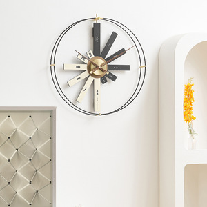 Reloj de Pared Grande Wozoom, Redondo, Funciona con Batería, Moderno, Minimalista, Decoración para Sala de Estar y Comedor - Product Image 1