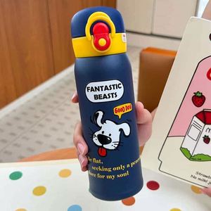Stainless Steel Insulated Water Bottle Pop-Up Lid Portable Thermal Bottle <b>Large</b> Capacity Food Grade Travel <b>Mug</b> - Product Image 4