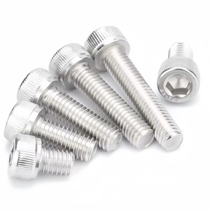 Tornillo Allen de Cabeza Hexagonal de Acero Inoxidable Marca M6, Largo de 6-60 mm, Clase 4.8/8.8/10.9/12.9 DIN, Alta Calidad - Product Image 1