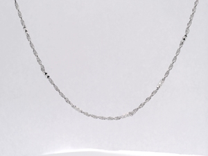 Premium Intricate Braided White Pt950 Fine <b>Rope</b> <b>Chain</b> Necklace Unisex Timeless Luxury Platinum Jewelry - Product Image 1