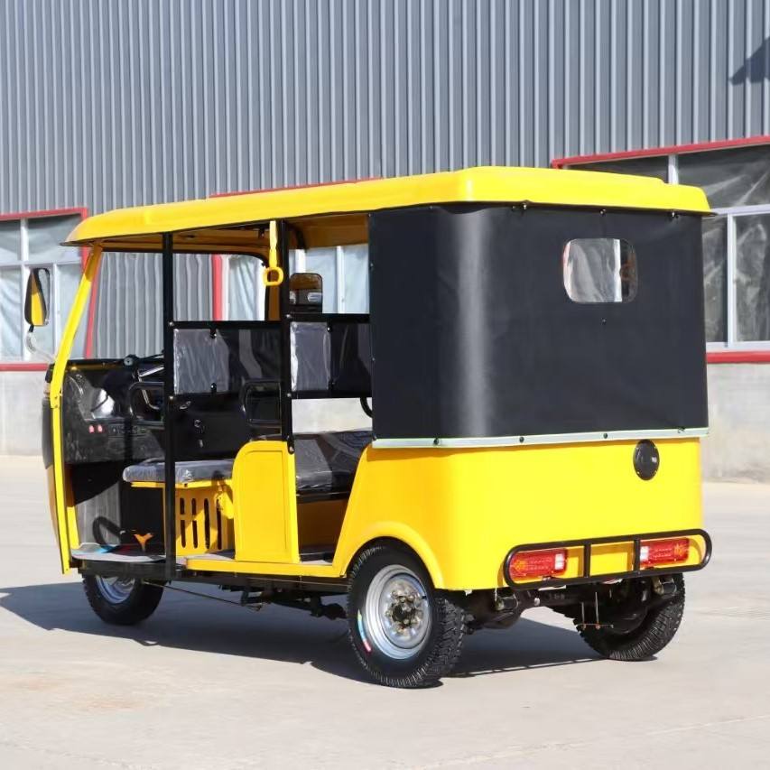 Customizable Gasoline Passenger Tuk Tuk, 2 3 4 Rows Seats Auto Rickshaw ...