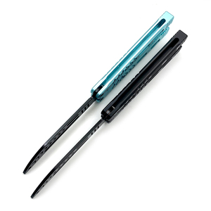 Original Design Variant <strong>Butterfly</strong> <strong>Trainer</strong> <strong>Knife</strong> 7075 Aluminum Folding Handle Aviation Balisong Tools Practice <strong>Knife</strong> - Product Image 3