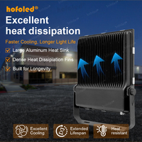 Luz de Inundación LED Hofoled 200W 300W 500W 1000W 2000W Súper Brillante de Alto Lumen 150LM/W para Estadios y Canchas de Tenis, Reflector LED Resistente al Agua