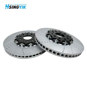 Pour le capuchon du système de freinage arrière de voiture de <span class=keywords><strong>sport</strong></span> 2 pièces en aluminium flottant 1K0615301AD disque de frein pour Audi A3 S3 Sportback Limousine - Product Image 5