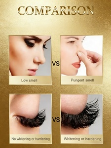 0.5 Second Waterproof Liquid Eyelash Extension Glue Custom <b>Lash</b> <b>Adhesive</b> Black Clear Vegan Latex-Free Strong Hold Korea - Product Image 6