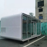 Capsule d'espace commercial personnalisée de 20 pieds et 40 pieds, maison, capsule préfabriquée, petits espaces de vie pour le Canada