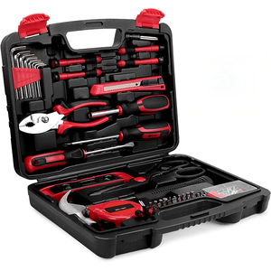 Mallette de cadre en aluminium Sets d'outils de valise portable Set de réparation automobile Sets d'outils ménagers chromés de RX TOOLS - Product Image 2