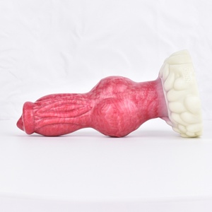 NNSX New Products for Sale Realistic Head and Balls Design Animal Dog Silicone <b>Dildo</b> Pussy SexToy - Product Image 4