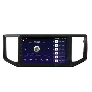 Pemutar Multimedia Mobil 2DIN Layar Sentuh, TAPE Mobil Android 10.0 dengan Fitur Navigasi GPS Radio untuk VW Amarok 2005-2013