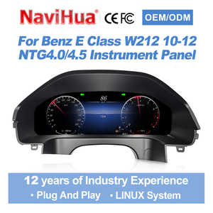 NaviHua สำหรับรถยนต์เมอร์เซเดส-เบนซ์ E-Class W212 ปี 2010-2015 จอ LCD แสดงผลความเร็ว วัดรอบเครื่องยนต์ ดิจิตอลคลัสเตอร์ อินสตรูเมนท์ - Product Image 1