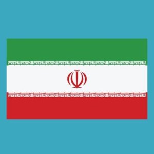 Drapeau d'Iran personnalisable en polyester 3x5 pieds avec mât en fibre de verre - Vente en gros, imperméable, écologique, livraison rapide, directement de l'usine - Product Image 1