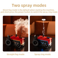Humidificador de Aire de Escritorio con Diseño de Tractor, Reproductor de Música Bluetooth, Difusor de Aroma con Efecto de Niebla de Medusa, para Relajación en el Hogar